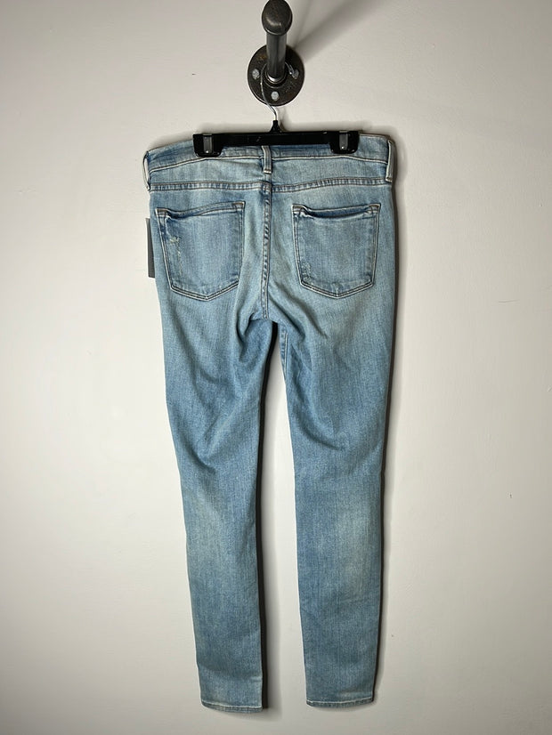 Jean skinny encadré