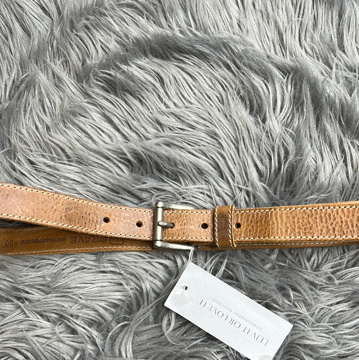 Brave Brown Leather Belt