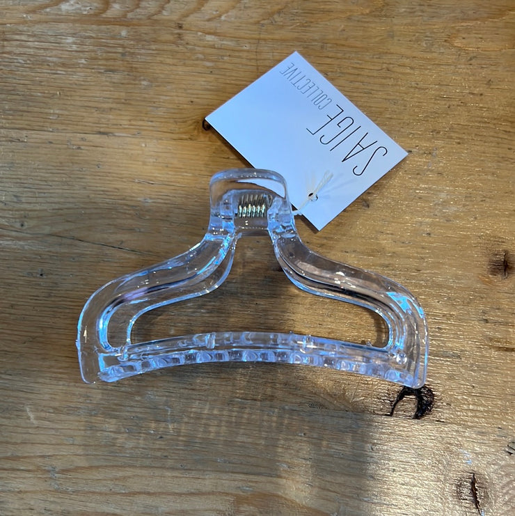 Clear Large Claw Clip
