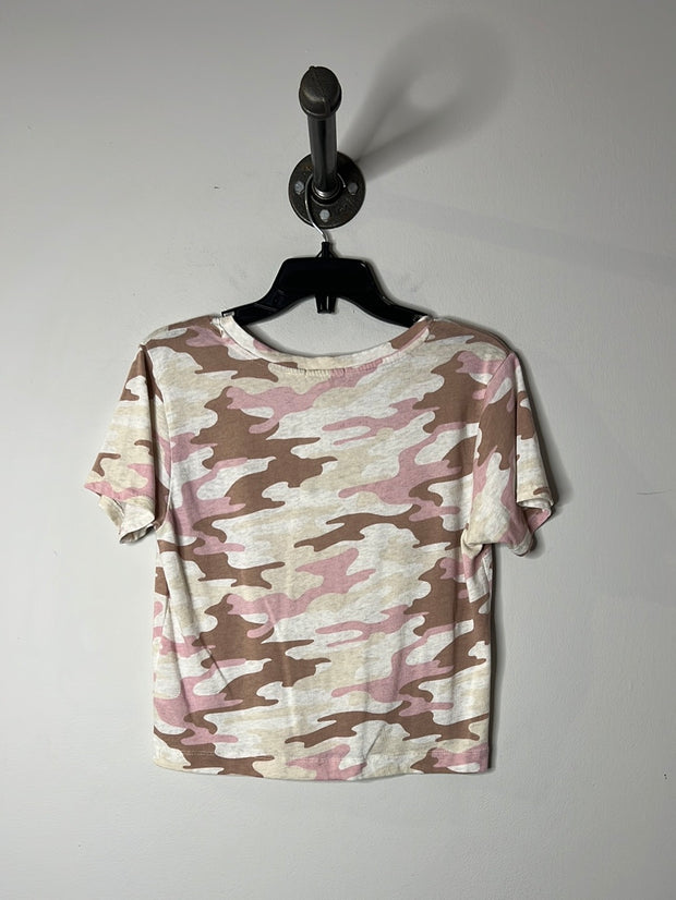 Camiseta corta rosa/marrón de Z Supply