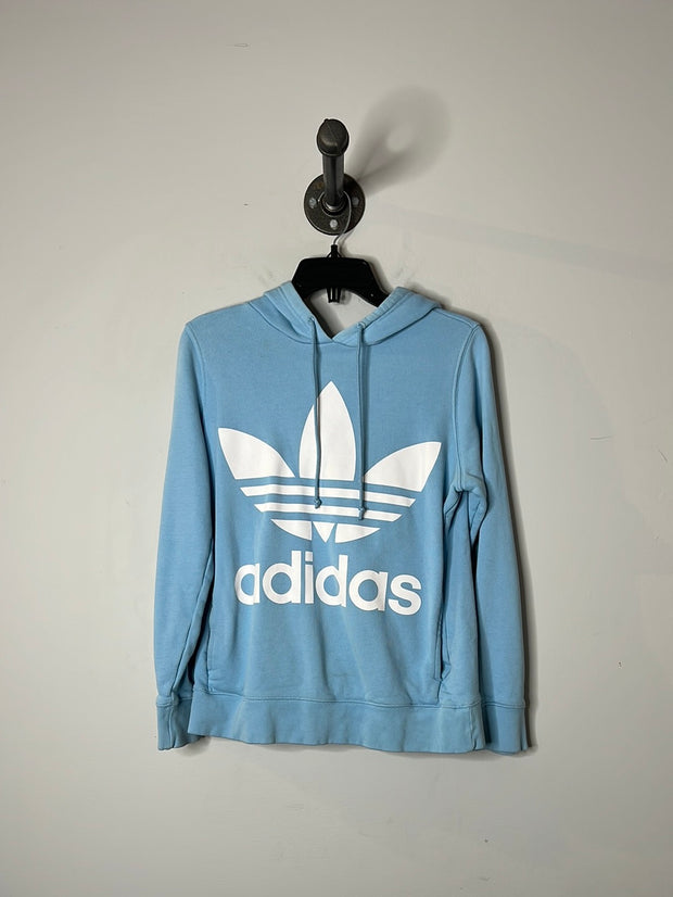 Adidas Blue/Wte Hoodie