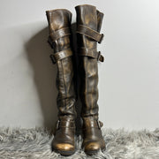 Aldo Brown Leather Boot