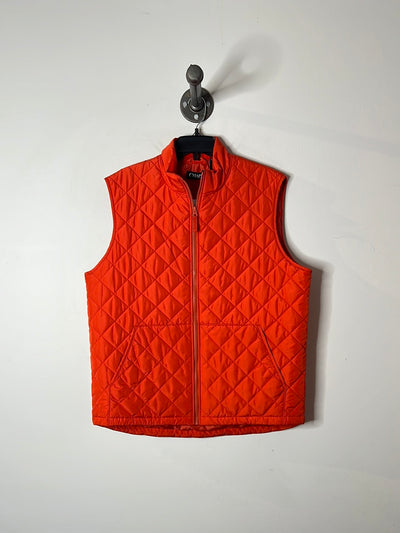Chaps Red Zip Up Vest
