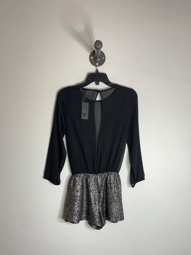 Design Lab Blk/Metallic Romper