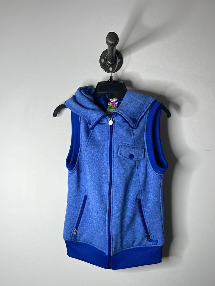 Burton blue hooded vest