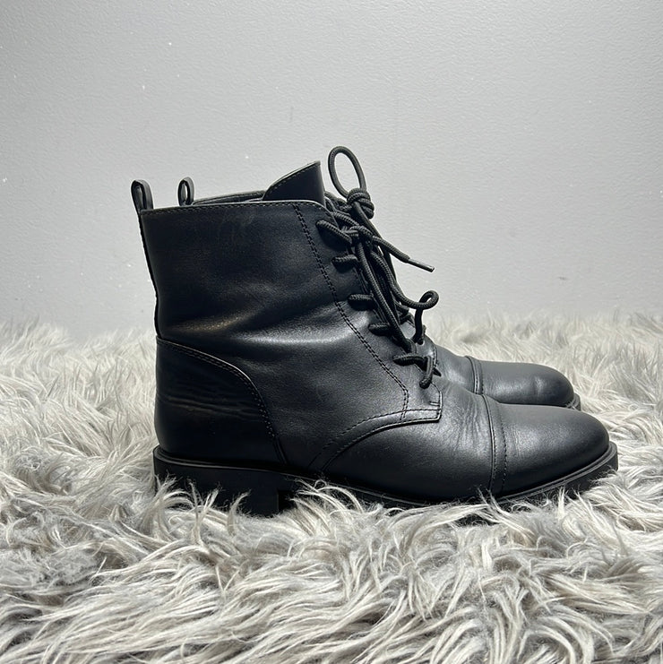 Aldo Black Lace Up Boots