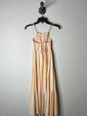Z Supply Peach Stripe Dress