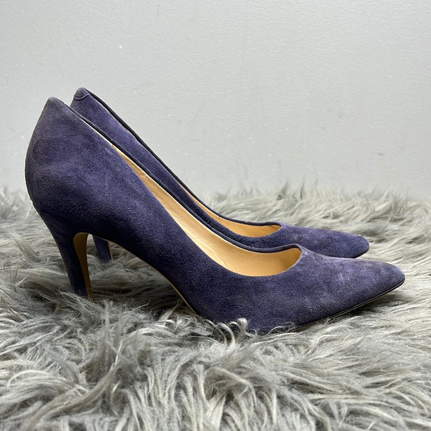 Vince Camuto Navy Suede Heels