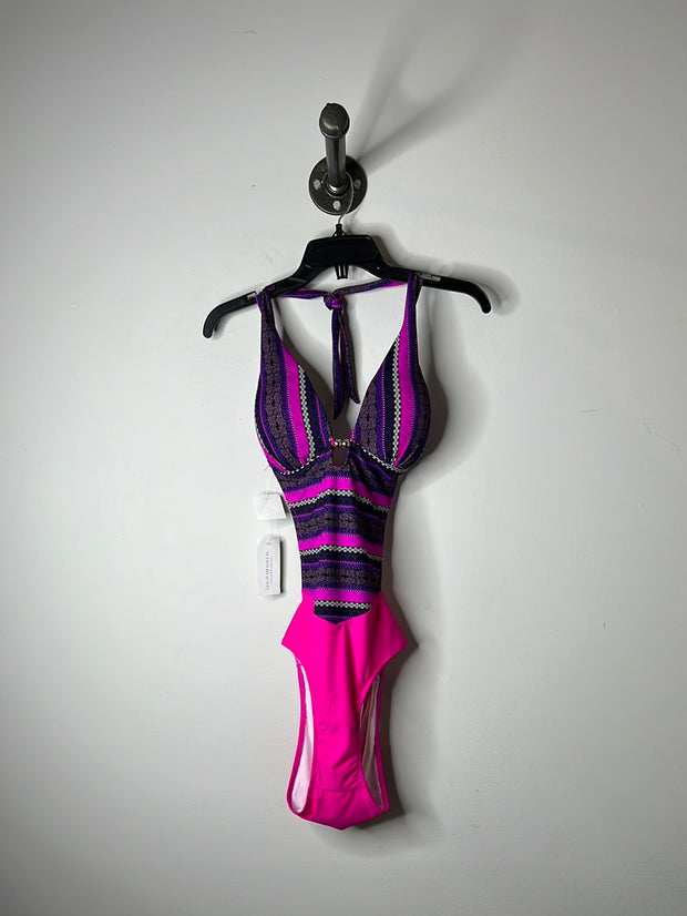 Pink/Purple Print Monokini