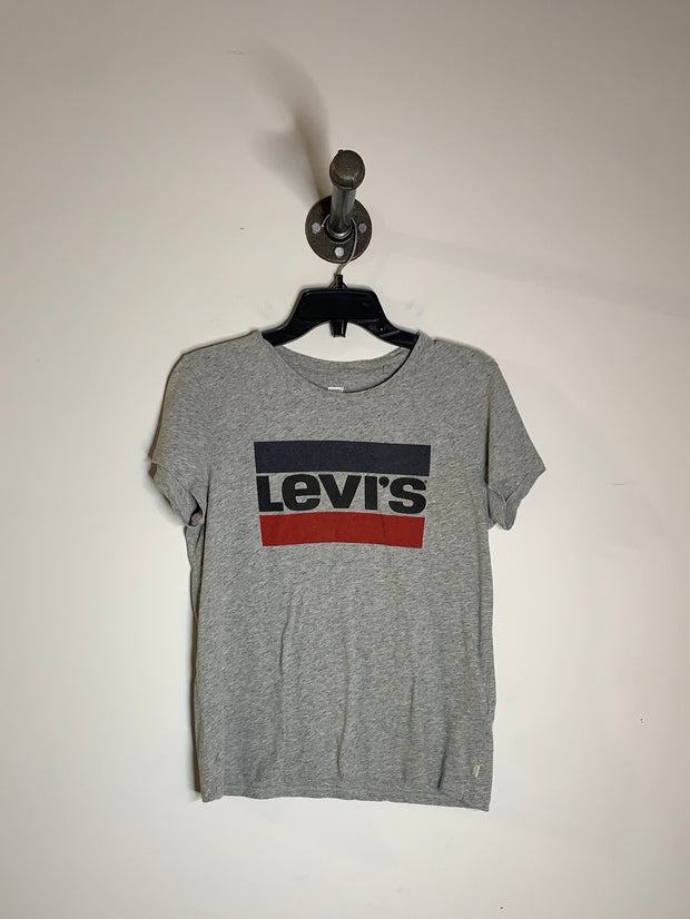 Camiseta con logotipo gris de Levi's