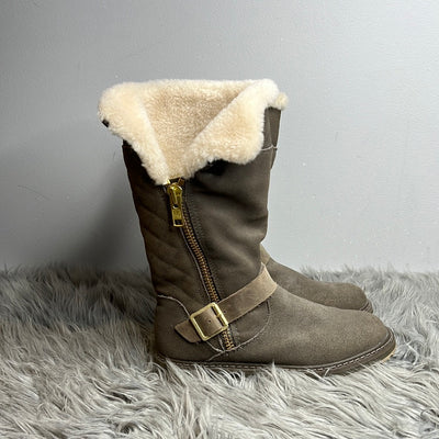 Aldo Muted Brown Quilt Boot