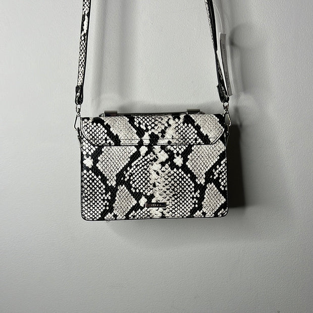 Aldo Blk/Wht Snake Crossbody