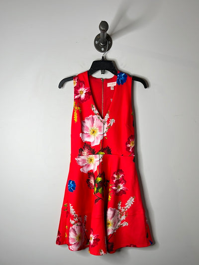 Ted Baker Red/Floral Dress