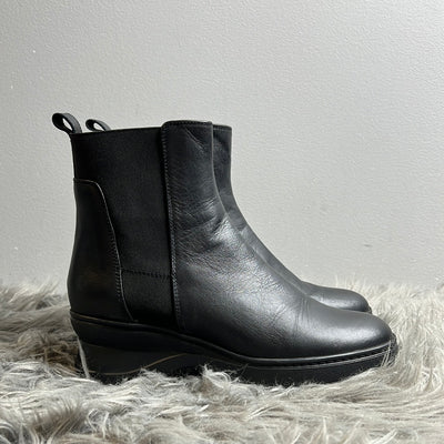Geox Black Leather Boots